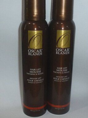 Oscar Blandi Hair Lift Mousse - Thickens & Holds - Lot Of 2 - 6.3 Oz Each